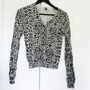 Animal Print Cardigan